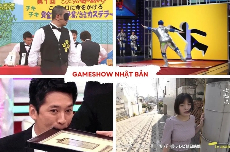 Game show Nhật Bản nổi bật với format sáng tạo, không khí sôi động và nhiều tình huống bất ngờ. 