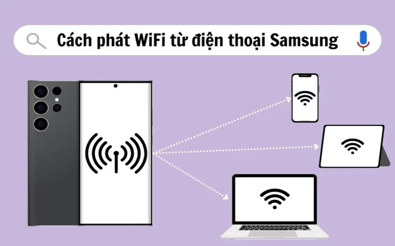 cach phat wifi tu dien thoai samsung don gian va nhanh chong